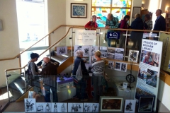 'The Ledge Space' project exhibition Brixham Library.