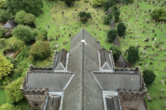 Detail of present day church roof.