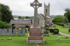 Good example of 'Celtic Cross' memorial.