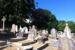 Present day grave yard.