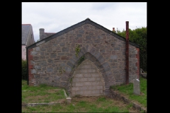 Church yard view of non-conformist chapel of rest.