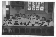 1950's choir boys St Mary's Church.