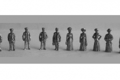 Late Victorian figures used by model maker Paul Bennett.