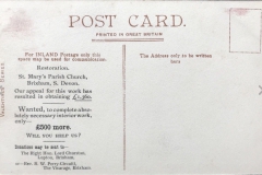 Post Card details.