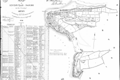 Early map of Kingswear on the edge of St Mary's Parish.