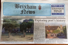 Brixham News Project article.